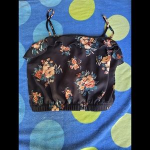 Floral crop top